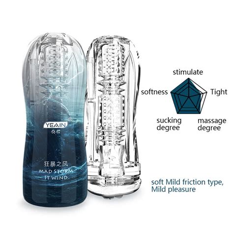 Male Masturbators Realistic Pocket Pussy Sleeve Oral Cup Vagina Vibrator Sex Toy EBay