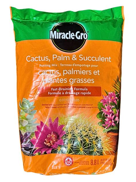 Miracle Gro Cactus Palm And Succulent Potting Mix Kool Breeze Farms