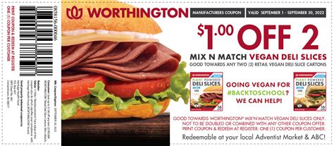 COUPONS — WORTHINGTON®