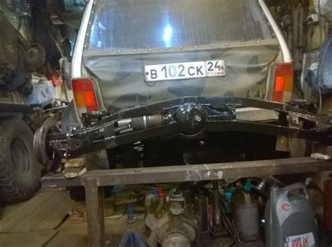 Независимая задняя подвеска (эксперимент) @ Нива 4x4