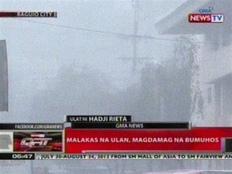 Qrt Malakas Na Ulan Magdamag Na Bumuhos Sa Baguio Video Dailymotion