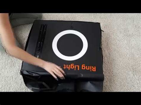 КОЛЬЦЕВАЯ ЛАМПА FOSOTO RL18 с ALIEXPRESS. Кольцевая лампа.Распаковка ...