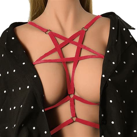 Lingerie For Woman Sexy Plus Size Sexy Bra Strap Hollowed Out Five Pointed Star Harness