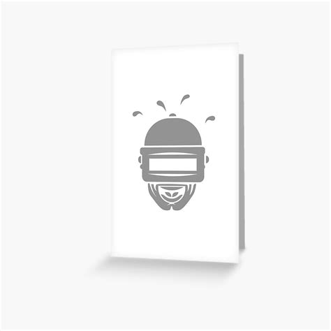 Pubg Laughing Emote Grey Greeting Card For Sale By Sartezz Redbubble