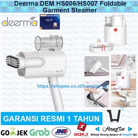 Jual Deerma Dem Hs Hs Foldable Garment Steamer Iron Setrika