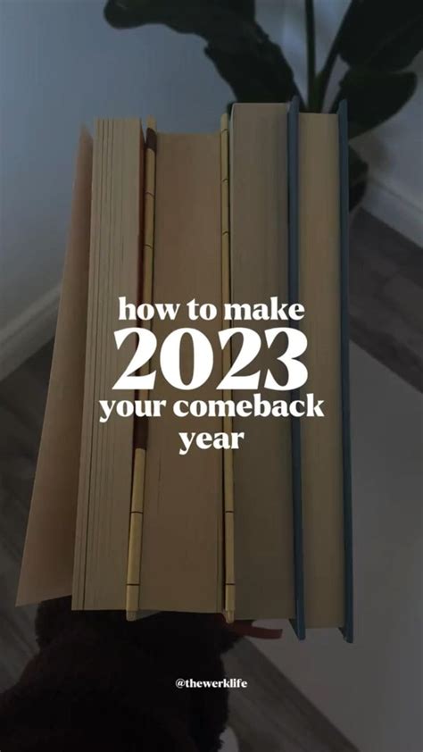 How to make 2023 your comeback year | Self improvement tips, Self ...