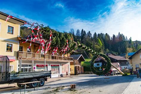 Maibaumaufstellen Wagrain Eine Fotogalerie Aus Wagrain Auf