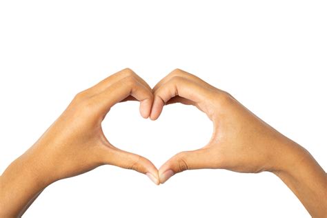 Heart Shape Made Of Hands Png