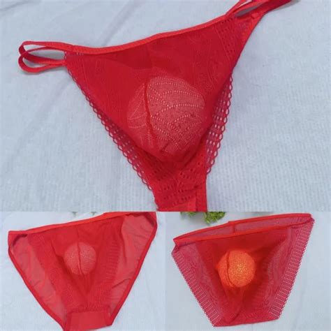 Hommes S Maille G String Sissy Pochette Slip Bikini String Underwear Lingerie Eur