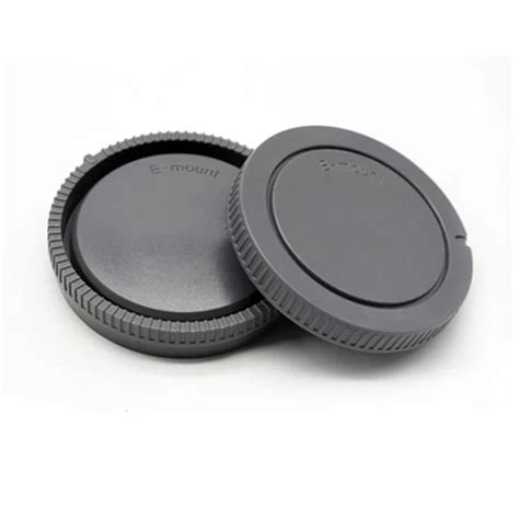 1 Pairs Camera Body Cap Rear Lens Cap For Sony NEX NEX 3 E Mount In