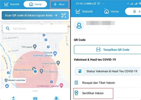 sertifikat vaksin  aplikasi pedulilindungi