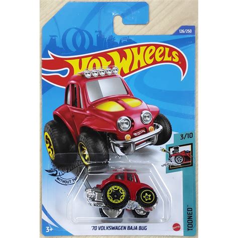 Hot Wheels 70 Volkswagen Baja Bug 1970 Vw Beetle Baja Blazers Tooned Dollar General Exclusive