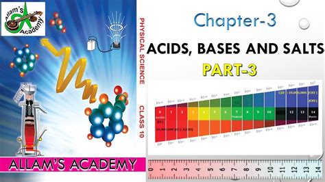 Acids Bases And Salts 10th Chemistry Part 3 Youtube