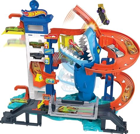 Hot Wheels City Playset Ataque na Cidade Tubarão Modelo HDP Cor Multicolorido Amazon br