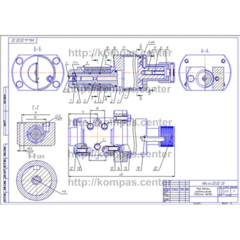 И64.44.00.00 - Реле времени пневматическое - чертеж