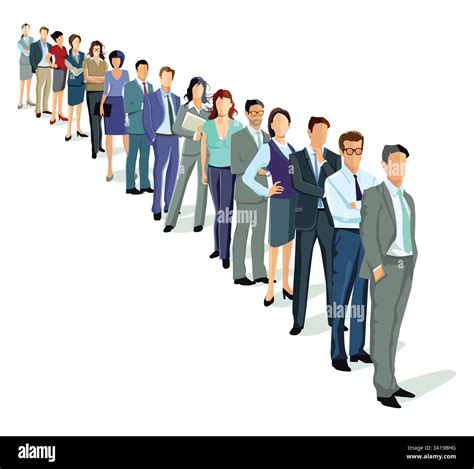 queue  people stock photo alamy