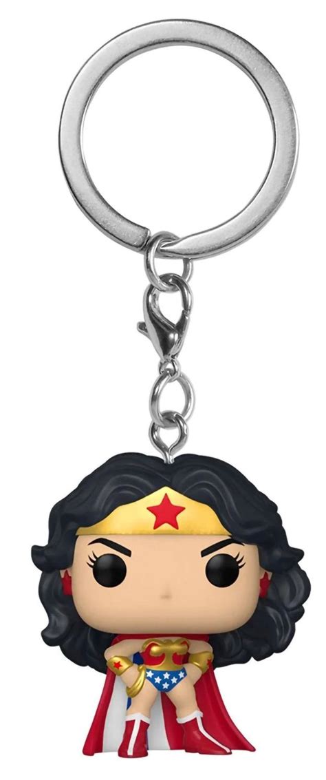 Брелок Funko POP DC Wonder Woman: 80 Years – Wonder Woman Classic With ...