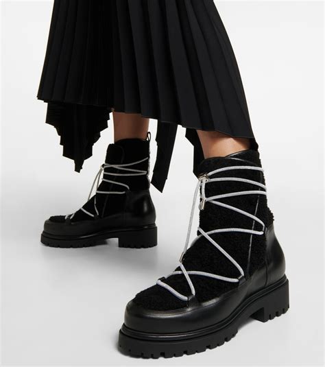 Rene Caovilla Embellished leather ankle boots Rene Caovilla