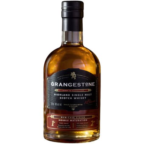 Grangestone Rum Cask Finish Single Malt Scotch Whisky | Caskers