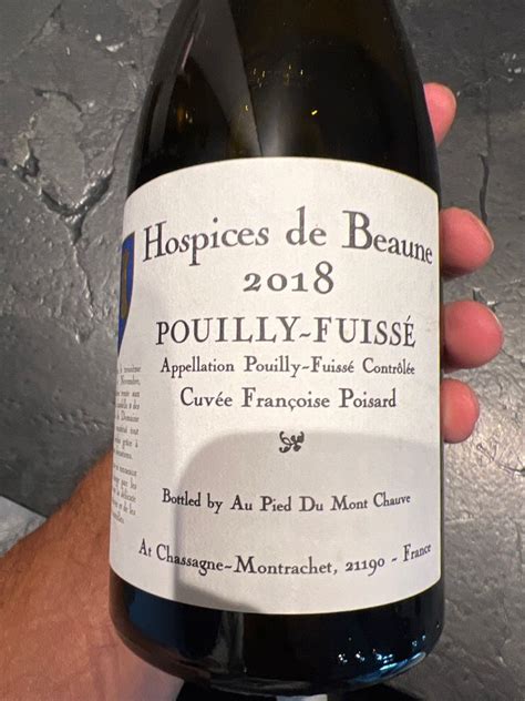 hospices de beaune pouilly fuisse cuvee francoise poisard albert