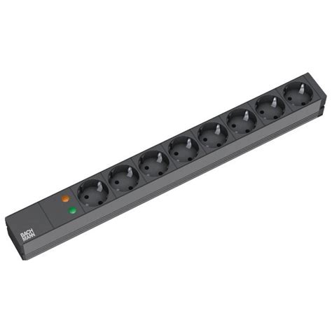 Bachmann Inch Power Strip X Sockets Overvoltage Protection