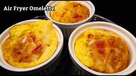 Air Fryer Omelette How To Cook Omelette In The Air Fryer Youtube