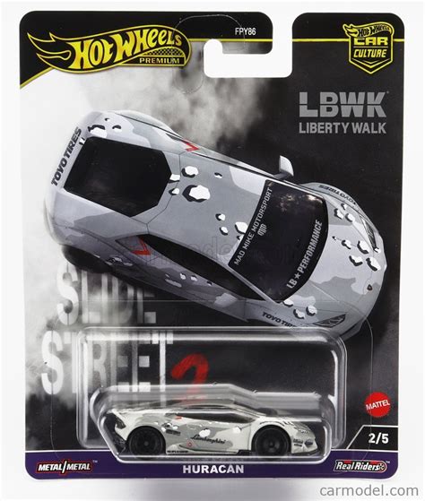 Mattel Hot Wheels Hkc Fpy Scale Lamborghini Huracan Liberty Walk Lb Works Grey