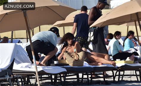 Chantel Jeffries Sexy Spotted Showing Off Her Sizzling Bikini Body And Flashing Her Hot Butt At