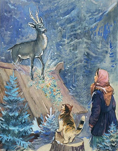 Серебряное копытце, Бажов П.П, читать сказку с картинками | Русская ...