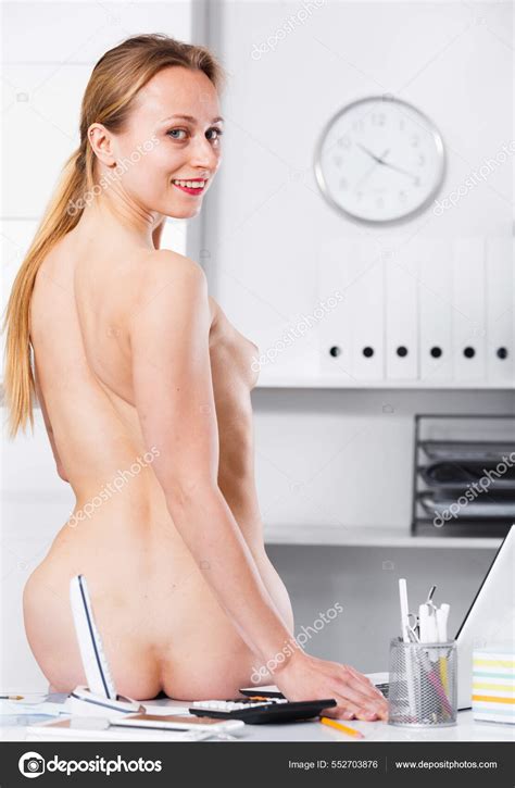 Nude Woman Sitting On The Table Stock Photo Jim Filim 552703876
