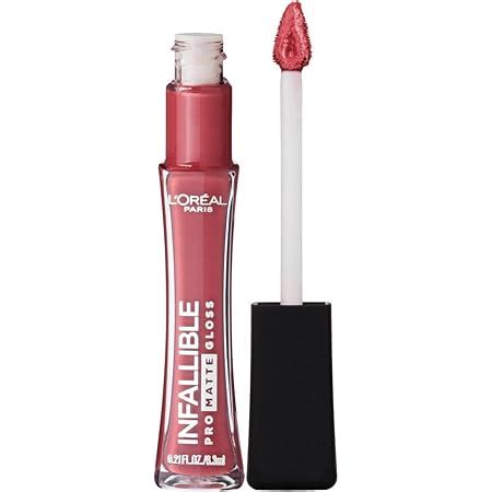 Amazon LOreal Paris Makeup Infallible 8 Hour Hydrating Lip Gloss Barely Nude 0 5 Ounce