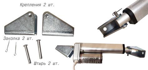 Актуатор (линейный привод) длина 100 мм, питание 12 вольт , нагрузка до ...