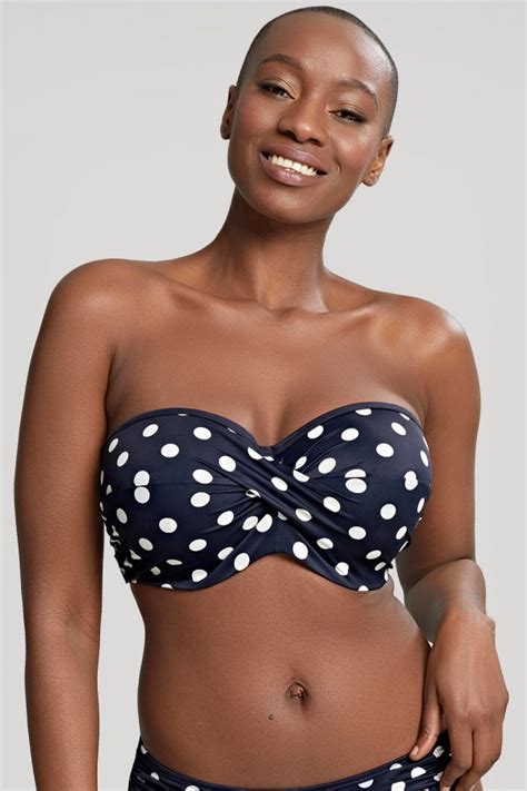 Panache Anya Riva Spot Twist Bandeau Bikini SW1453