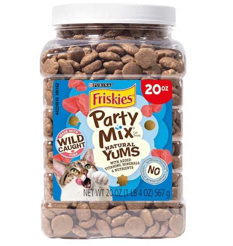 HOT Purina Friskies Party Mix Natural Yums 20 Ounce Canister As Low As 4 67 Shipped Money