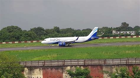 Landing Aeroplane On Patna Runway YouTube