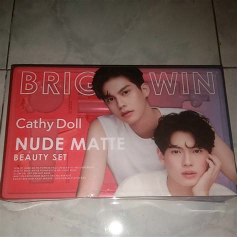 Jual Cathydoll Brightwin Set Nude Matte Beauty Set Preloved X Pake Shopee Indonesia