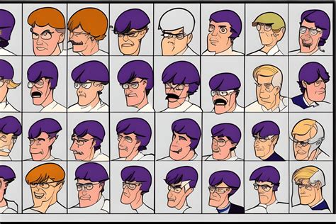 Doonesbury Cartoon Characters Pose Sheets · Creative Fabrica