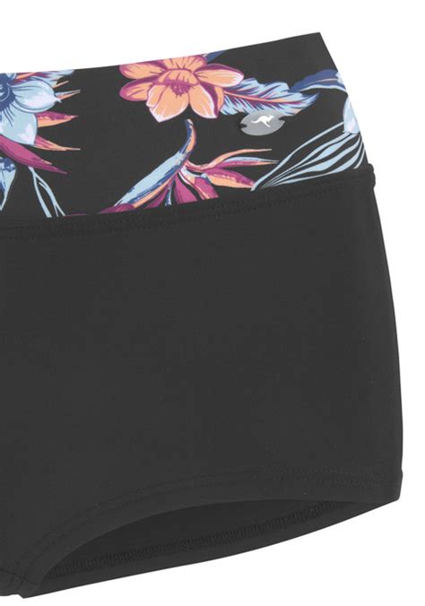 Kangaroos Bikini Hotpants Agave Schwarz Bedruckt Lascana De