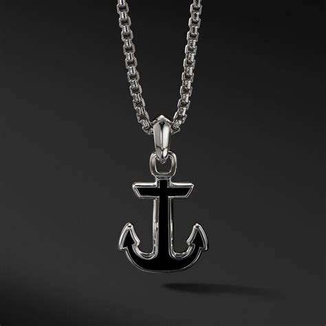 David Yurman Maritime Anchor Amulet With Black Onyx Shopstyle Jewelry