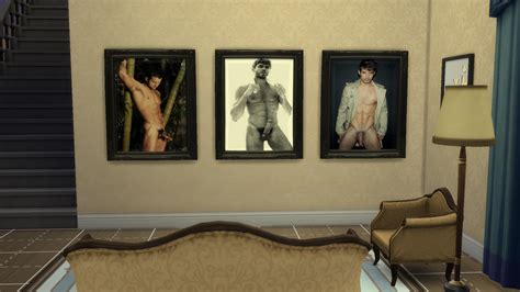 Solo Nude Male Framed Posters Objects LoversLab