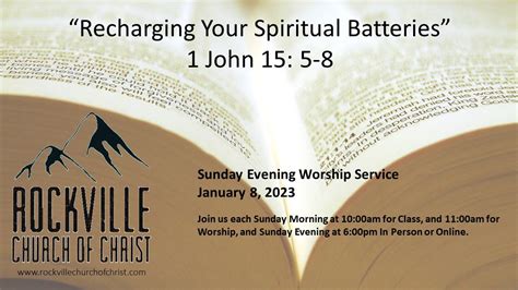 Recharging Your Spiritual Batteries John 15 5 8 YouTube