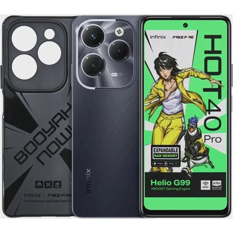 Smartphone Infinix Hot Pro Dual Sim Lte GB GB Black FreeFire Top O Melhor NFC