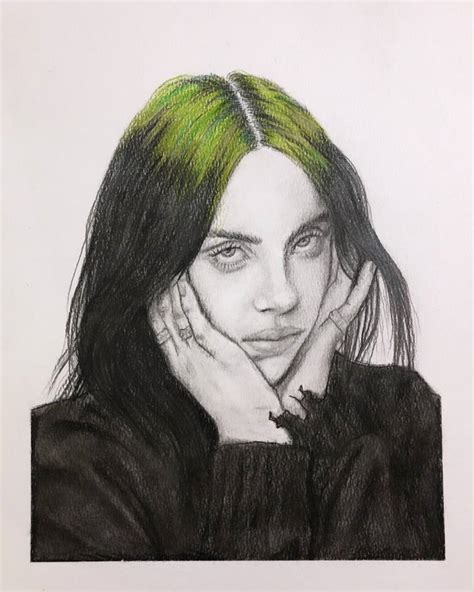 Drawings Of Billie Eilish At Tanmirablog Blog