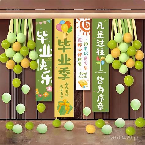 graduation decoration graduation ceremony backdrop wall arrangement