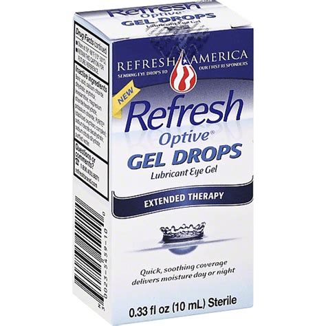 Refresh Optive Gel Drops Lubricant Eye Gel Extended Therapy Buehlers