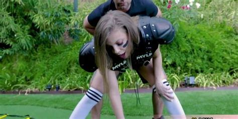 Football Training For MILF Ends On Her Coachs Big Cock Britney Amber Tnaflix