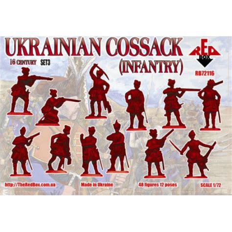 Red Box 1 72 72116 Ukrainian Cossack Infantry 16th Century Set 3