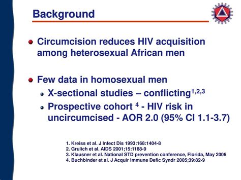 Circumcision Status And Risk Of Hiv Seroconversion In The Him Cohort Of