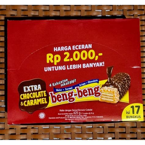 Jual Beng Beng Wafer Caramel Crispy Chocolate 425g Shopee Indonesia