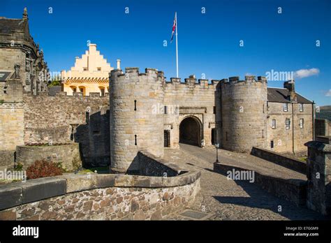 Entrance To Stirling Castle Stirling Scotland Stock Photo Alamy